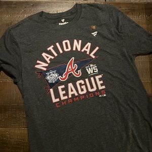 NWOT - Atlanta Braves National League Champions tee Fanatics.